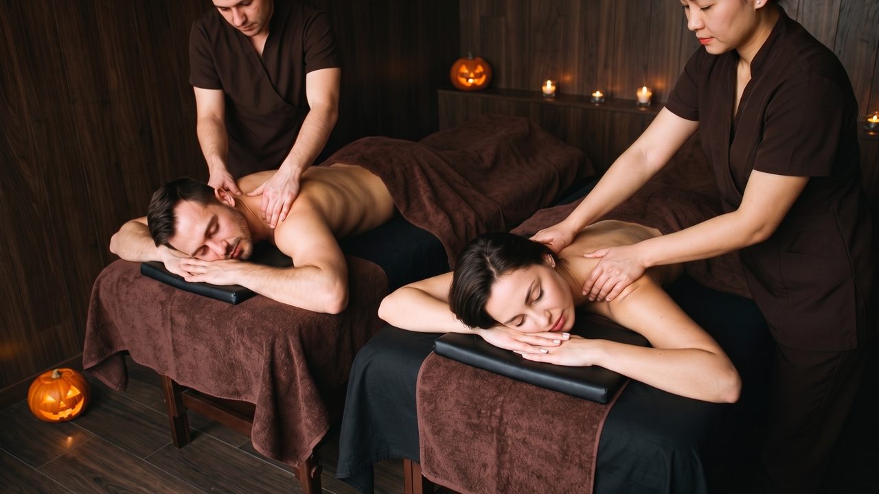 Masaje para dos en cabina